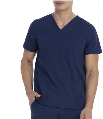 Scrubstar Unisex Solid V-Neck Scrub Top Size Small ( S ) New With Tags Free Ship