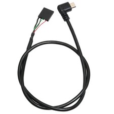 50cm 90 Degree Right Angle Micro USB Male to 5 Pin Motherboard Female Cable
