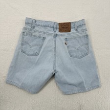 Levi’s 505 orange tab made in usa Short Light Blue F1 Vintage