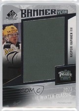 2023-24 Upper Deck SP Game Used Banner Year Winter Classic Kasperi Kapanen 8tn