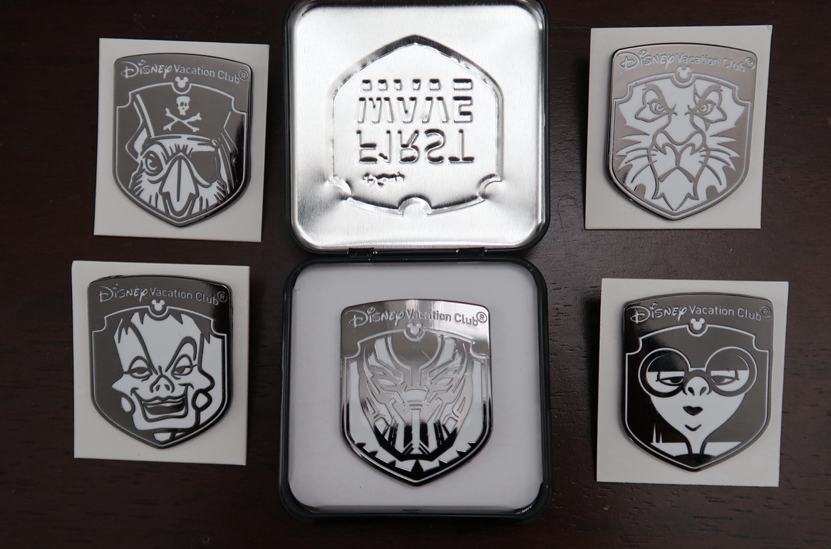 Disney Destiny DVC Cruise First Wave 5 Pin Set NEW COMPLETE SET