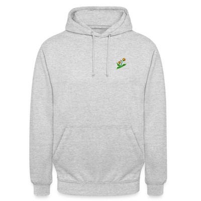 Dandelion Blumen Stickerei Unisex Hoodie