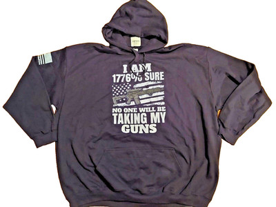 New I  Am 1776% Sure No One Is Taking My Guns We The People Hoodie sz 5XL