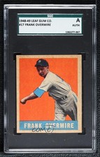 1948-49 Leaf Stubby Overmire Frank Overmire #17 SGC Authentic 7xr