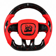 2015-2023 Dodge Charger Led Steering Wheel Carbon Fiber Description.