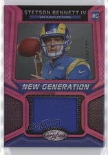 2023 Certified New Generation Jerseys Mirror Pink /299 Stetson Bennett IV 16wc