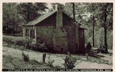 Casa de campo # 3, Blue Waters Resort, Lake Norfolk, Henderson, Arkansas AR RPPC