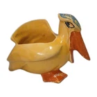 Nelson McCoy Pelican Planter Mid Century Modern Pottery 1940s Vintage