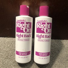 X2 Lustrasilk Right On Right Back After Shampoo Curl Restorer Original 8oz