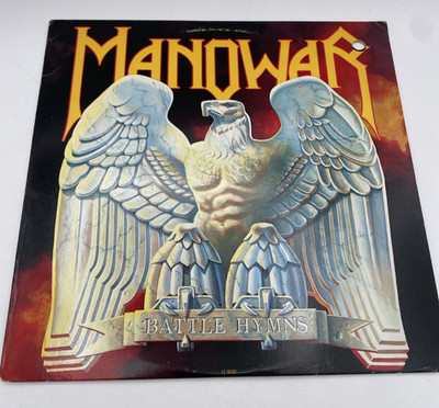 Manowar Battle Hymns Original Inner Sleeve 1982 Liberty Records Rock Vinyl LP