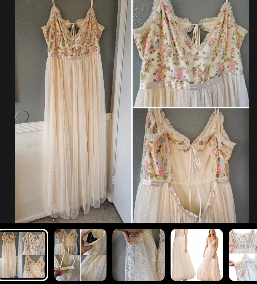 Anthropologie Wedding Dress - Image 4 of 4