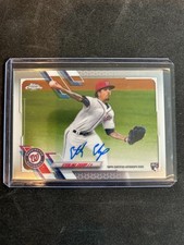 2021 Topps Chrome Sterling Sharp Auto - Nationals - RA-SSH