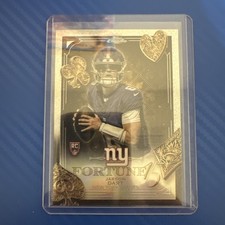 2025 Topps Chrome Football NFL Jaxson Dart (RC) Fortune 15 - GIANTS - ROOKIE
