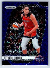 2024 Panini Prizm WNBA #34 Stefanie Dolson Blue Velocity Prizms Basketball