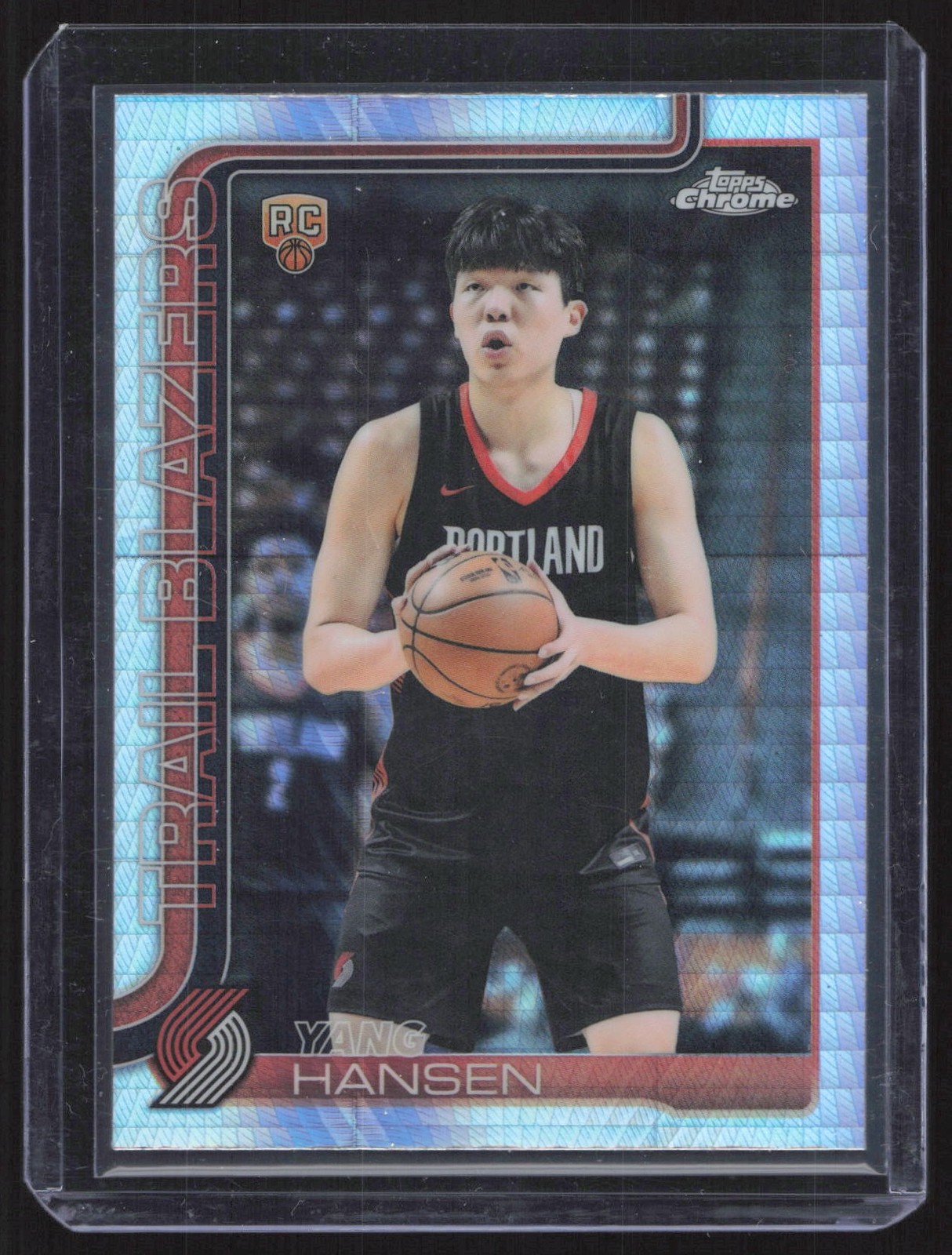 2025-26 Topps Chrome #266 Yang Hansen Prism Refractor