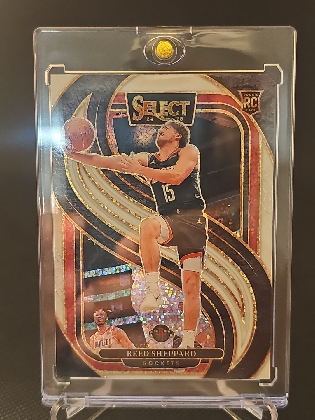 2024-25 Panini Select - Premier Level Reed Sheppard #181 White Sparkle Prizm(RC)