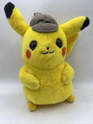 Kuscheltier Pikachu Pokemon 20cm Detektiv gelb Plüschtier Stofftier WCT