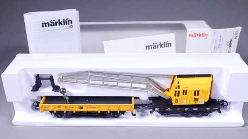 H0 AC Märklin 46715 Kranwagen-Set Leonhard Weiss Digital MM in OVP #NP_1046 | Condition: Gebraucht