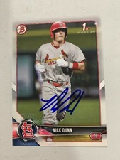 Nick Dunn 2019 Signed Bowman Card