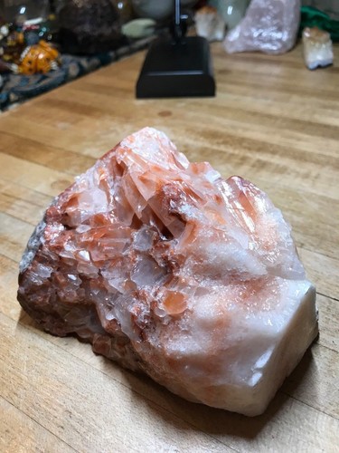 Bunter Calcit Kristall Mineral Edelstein Medium Naturstein Probe 000 - Bild 2 von 12