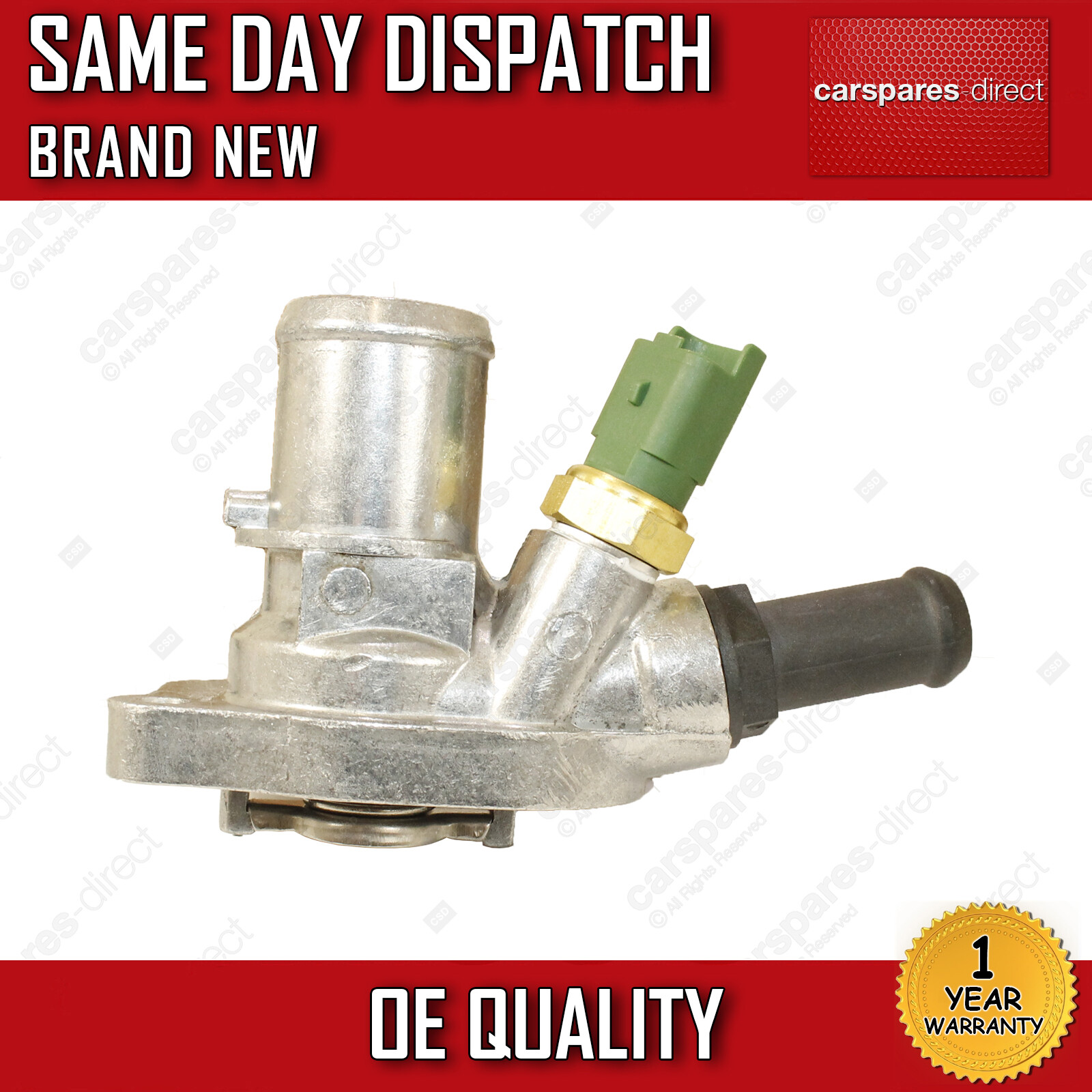 FIAT 500 / 500C THERMOSTAT HOUSING 1.2 / 1.2 LPG W/ SEAL 2007 ON