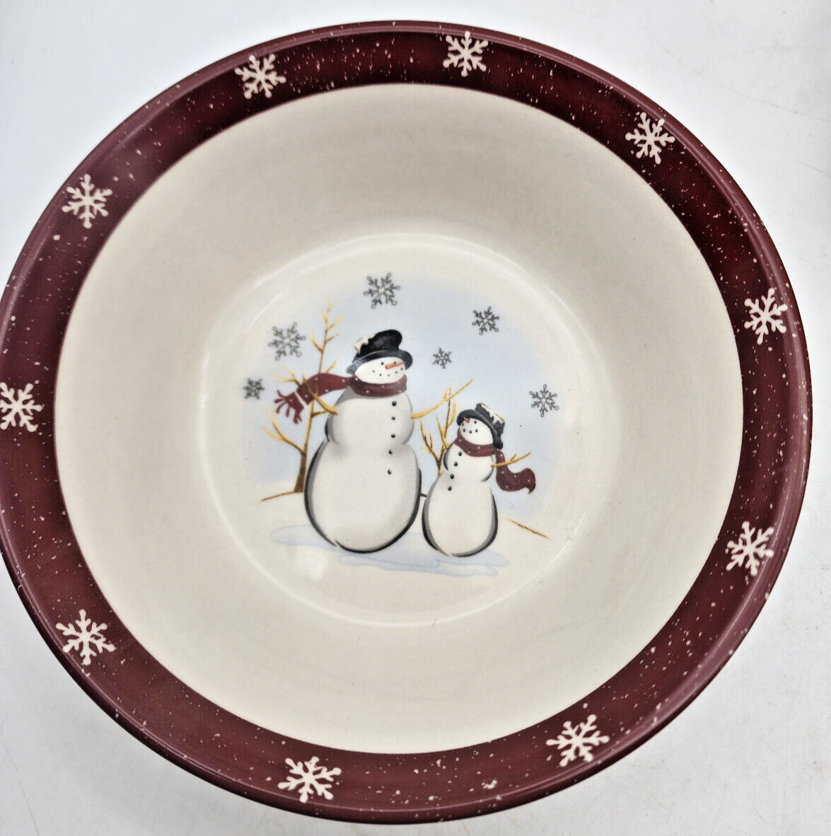 Open Stock: Royal Seasons Snowmen Stoneware Christmas Dinnerware Serviceware RN1