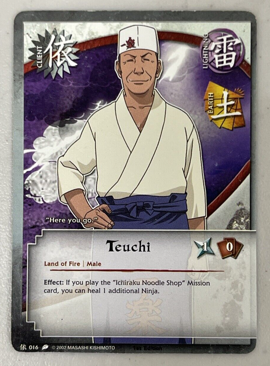 Naruto CCG - Teuchi - #016 - 1st Edition - Common | eBay
