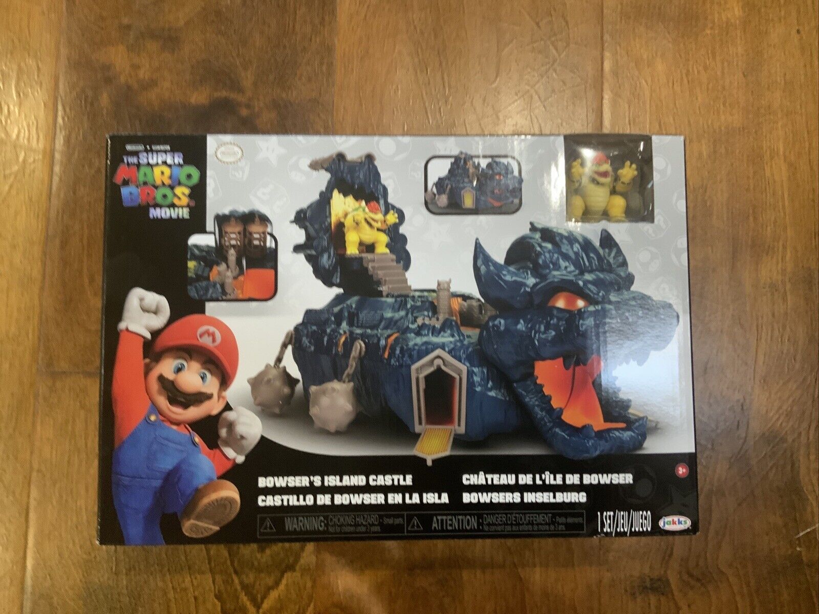 Jakks Pacific The Super Mario Bros. Movie Bowser's Island Castle Playset