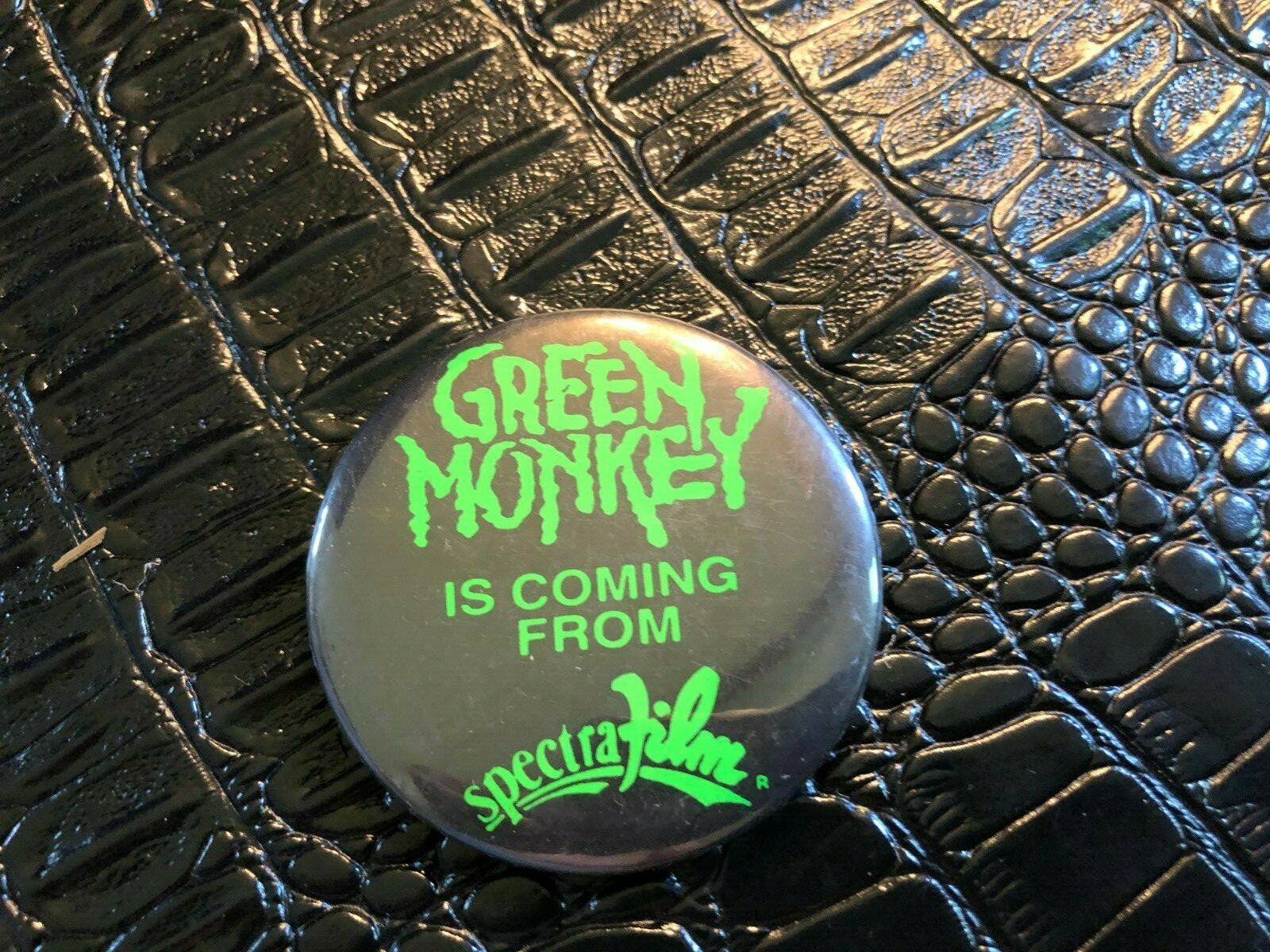 Monkey Pinback Buttons VINTAGE PROMO PINBACK BUTTON #130-135 movie GREEN MONKEY | eBay