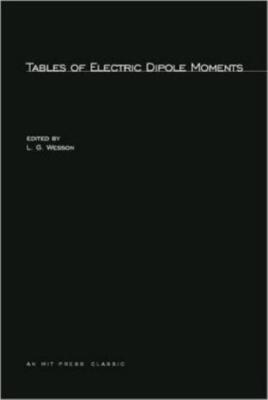 Tables Of Electric Dipole Moments