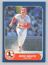1986 Fleer Update - Mike Heath #U-50