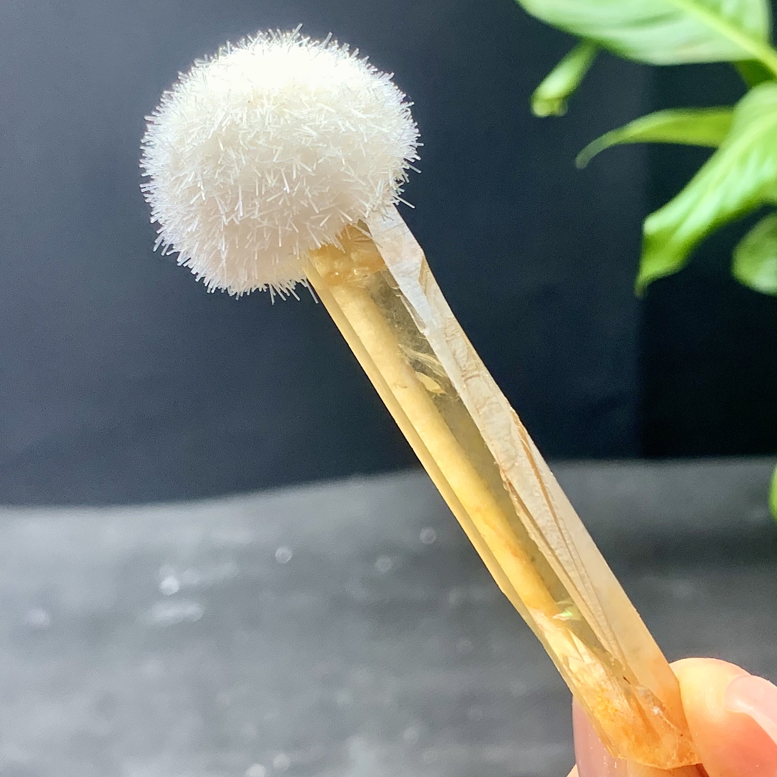 21G Natural Citrine Calcite Crystal Quartz Energy Healing Mineral Cluster