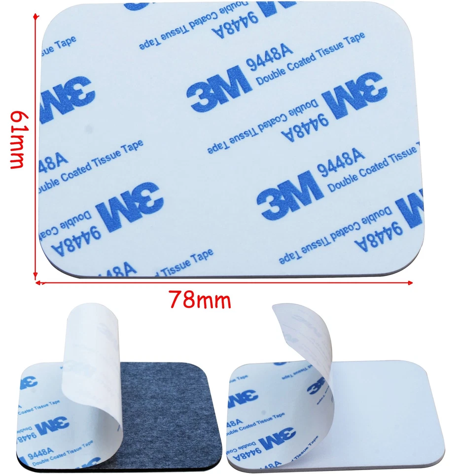 3M 9448A EVA Foam Pads ~ Black or White, 2mm Thick, Double Sided Adhesive Sheets - Image 3 of 4