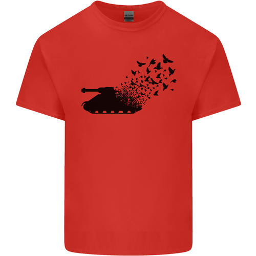 Banksy Style Tank and Doves Peace Kids T-Shirt Childrens - Picture 25 of 67