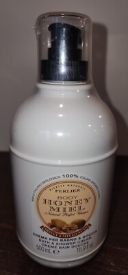 Perlier Honey Miel Bath & Shower Cream Honey & Mixed Nuts 16.9 fl oz New Sealed