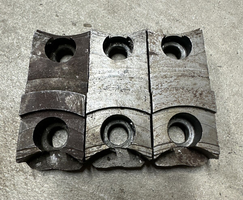 3 Steel Soft Jaws 10" Metal Lathe Chuck American Standard Tongue and Groove C15