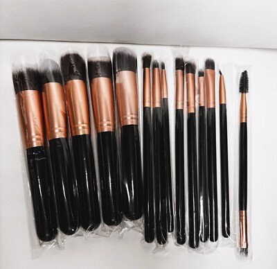 14 Stück Make Up Pinsel Set - Brandneu