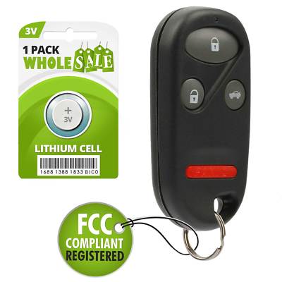 Replacement For 2002 2003 2004 Honda CR-V Keyless Entry Key Fob Car Remote