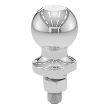 CURT 40097 2" ATV Tow Ball - Lawn Tractor Hitch Ball (2,000 lbs., Chrome)