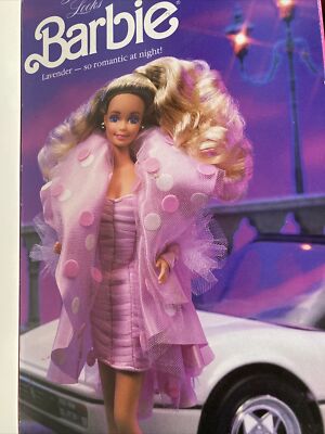 Mattel #3963 Lavender Looks Barbie 1989 Limited Edition NRFB