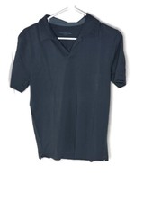 Calvin Klein Jeans Bluish Gray Men's Polo Shirt Size Small