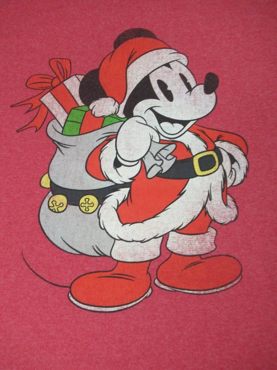 Santa mickey cheap shirt