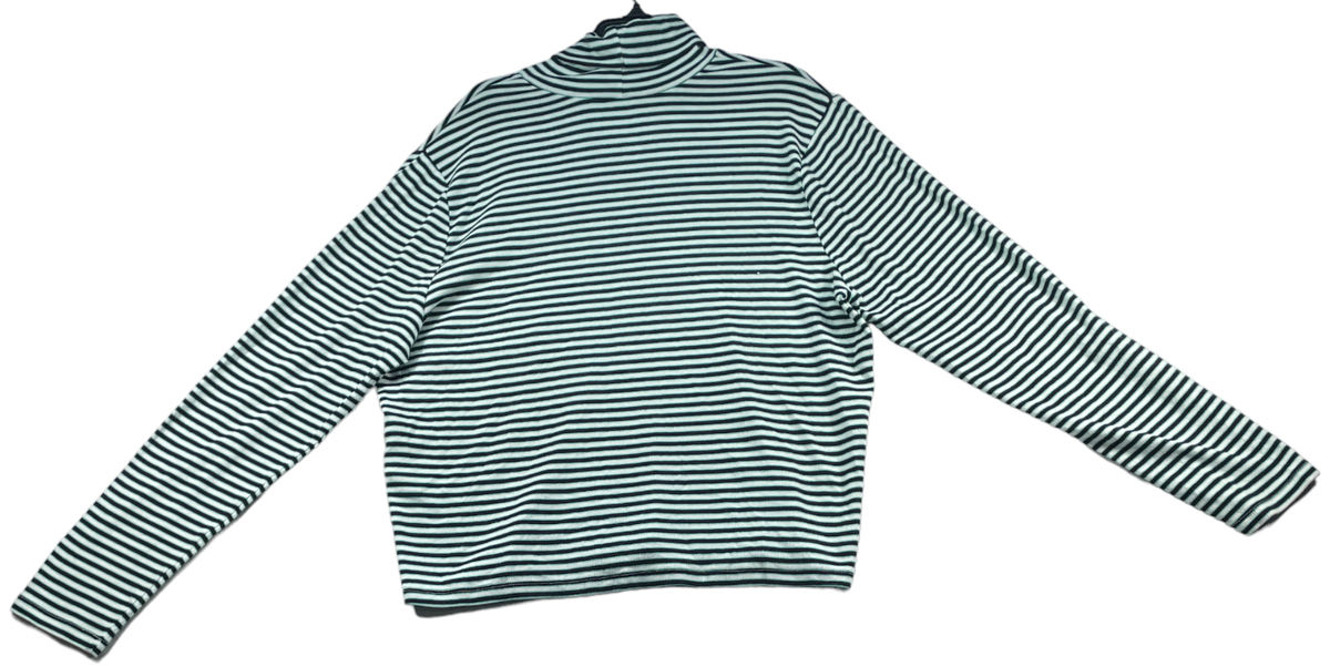 トップス Mame Raschel Stripe Jersey High Neck Top Mame Raschel Stripe Jersey High Neck Top
