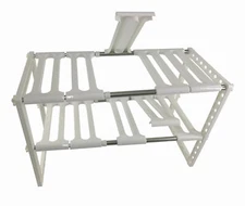 Adjustable Under-Sink Organizer Bathroom Kitchen Pantry Storage Shelf