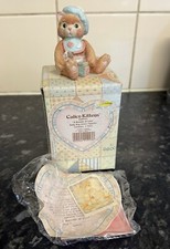 Enesco Calico Kittens A Bundle Of Love .. Baby Boy