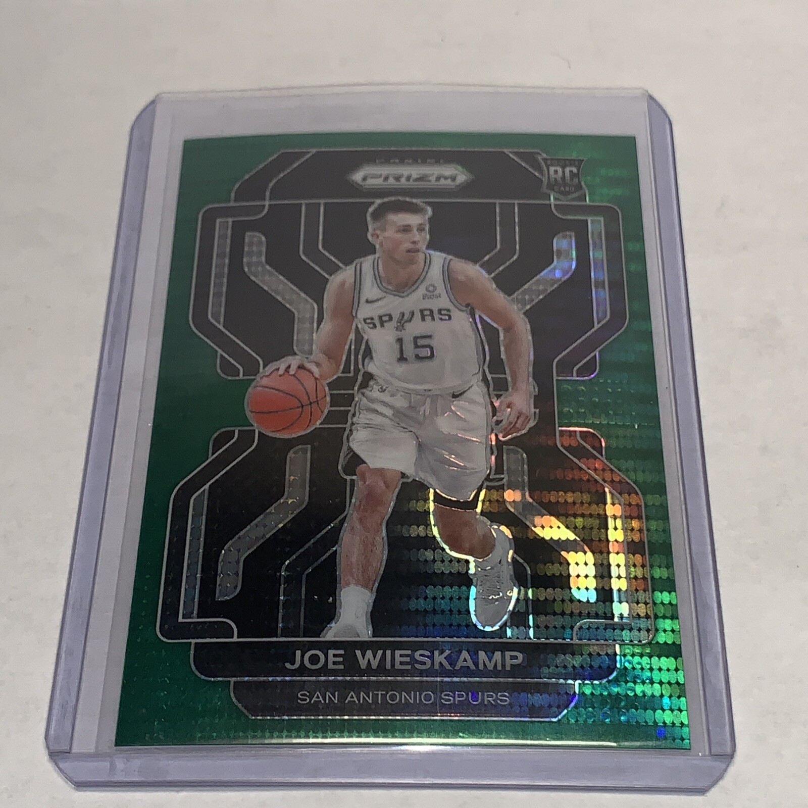 2021-2022 NBA Panini Prizm - Joe Wieskamp Rookie Green Pulsar 11/25 RC (#322)