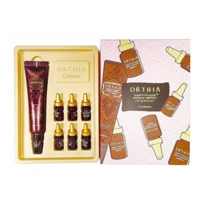 COREANA Orthia Perfect collagen intensive Ampoule Eye Beauty Set  1Pack (7items)