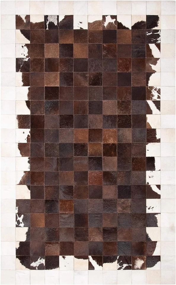 Premium Cowhide Leather Rug – Hair-On Skin Carpet in Large 5x8 & 8x10 Sizes - Image 2 of 4