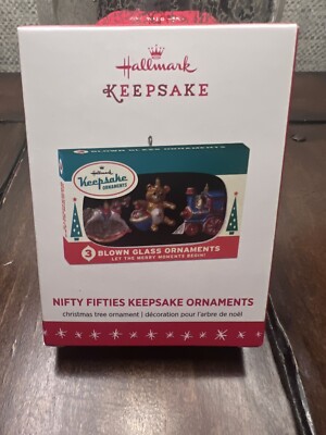 2016 Hallmark Keepsake ~ Nifty Fifties Keepsake Ornaments ~ Brand New In Box