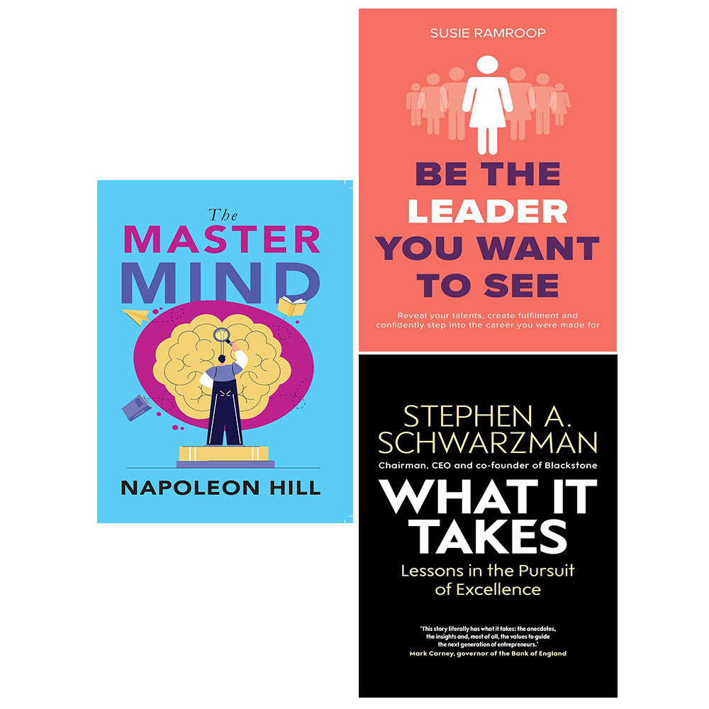 What It Takes (HB), Be the Leader You Want See,Master Mind Napoleon Hill 3 Books